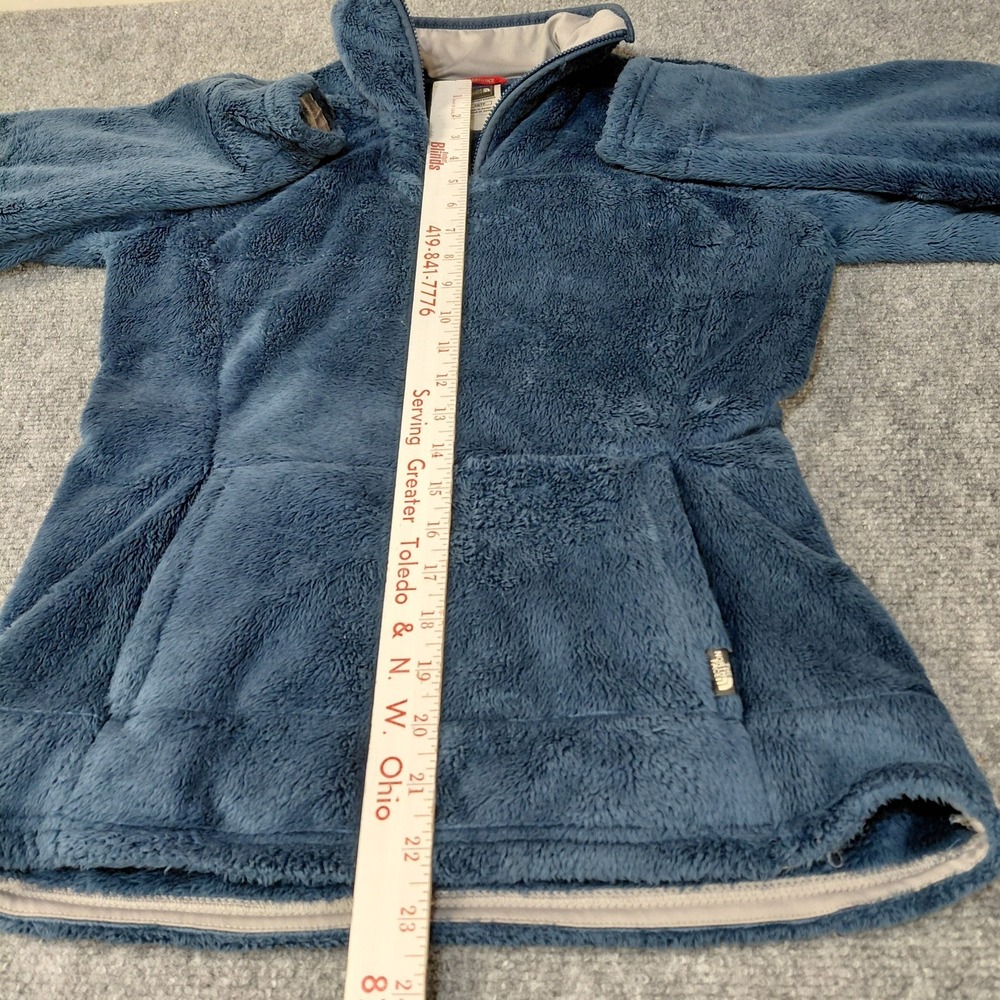 The North Face Osito 1/4 Zip Fleece Pullover Womens XS Navy Blue Soft Plush - Picture 6 of 8